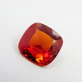 10.00ct square cushion-cut natural sapphire.